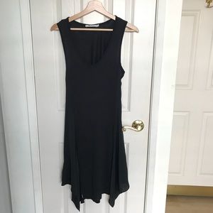 T by Alexander Wang silky peekaboo back dress